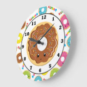 Klok van het winkelpatroon van de fun (Hoek)