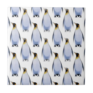 Klok van pinguïns tegeltje