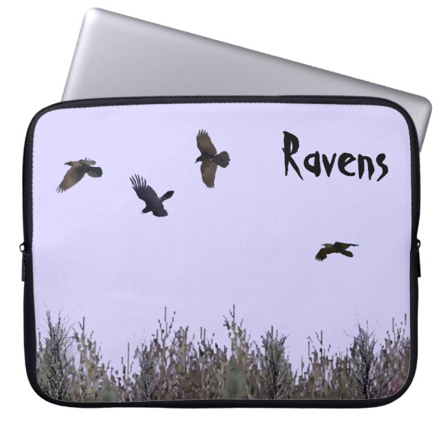 Klok van Ravens Laptop Sleeve (Voorkant)