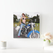 Klok voor Chic-Wall van Biker (Huis)