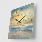 Klok voor fijne, gekleurde doorloopmuur (Hoek)