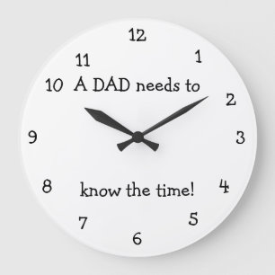 Klok voor papa