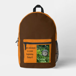 klok voor relatiegeschenk bedrukte rugzak