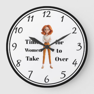 Klok voor Vrouwen Wandklok