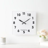 Klok voor wandkoeling bij daglicht (Huis)