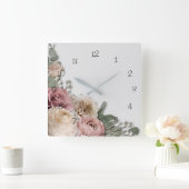 Klok w/#  Floral (Huis)