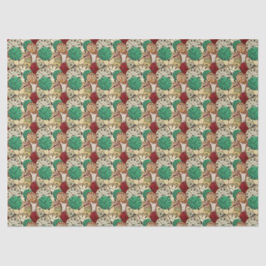  klok Weefselpapier Tissuepapier (Voorkant)