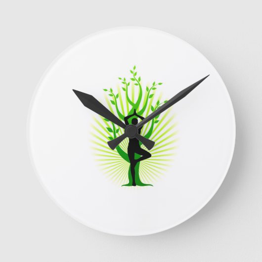 klok, yoga ronde klok (Voorkant)