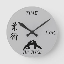 Klokcadeau voor Jiu-Jitsu Ronde Klok