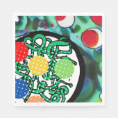 Klokhuis Kermis Chaos Servet (Voorkant)