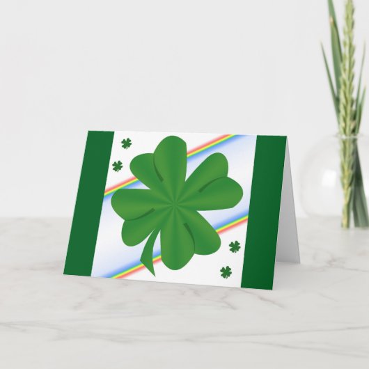 Klokje St. Patrick's Dag Kaart (Voorkant)