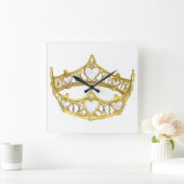 Klokje van het hartenkroon vierkante klok (Huis)