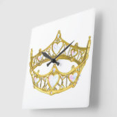 Klokje van het hartenkroon vierkante klok (Hoek)