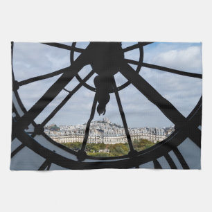 Klokje voor reuzenglas bij Musée d'Orsay - Parijs Theedoek
