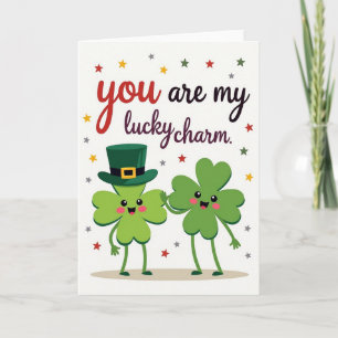 Klokjesblad Lucky Charm Kunstkaart Kaart