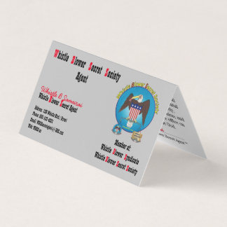 Klokjesbloem Geheime Dienst vouwde Bus. Kaart Visitekaartjes