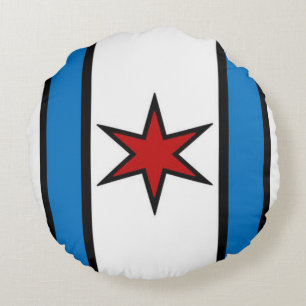 Klokjesscherm - Modern (wit) Rond Kussen