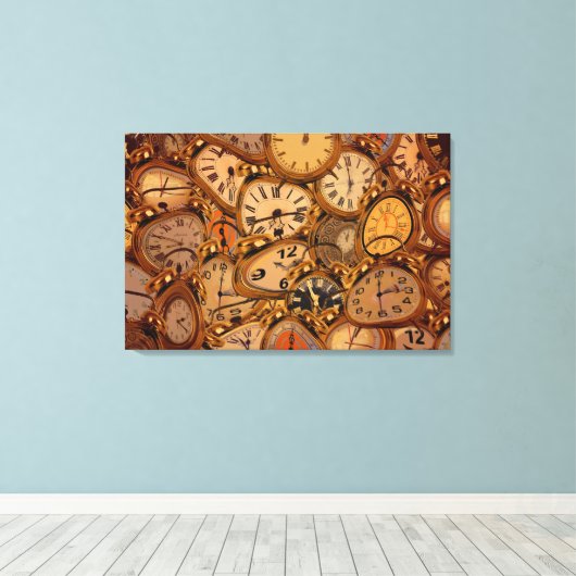 Klokken Canvas Afdruk (Insitu (Houten vloer))