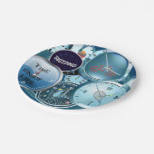 Klokken in overvloed: Met pensioen... Tijd om van Papieren Bordje (Gekanteld)