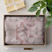  klokken | Ontkoppeling van Steampunk Ephemera Tissuepapier (Geschenk)