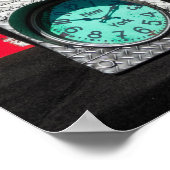  klokken - Sydney, Londen, New York Poster (Hoek)