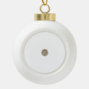 Klokken Tijd Blindheid Kat Klokken Tijd Blindheid  Keramische Bal Ornament