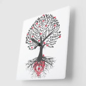 klokkenhuisdier liefde vierkante klok (Hoek)