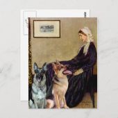 Klokkenluiders Moeder - Twee Duitse herders Briefkaart (Voorkant / Achterkant)