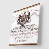 klokkenluiders reclame vierkante klok (Hoek)