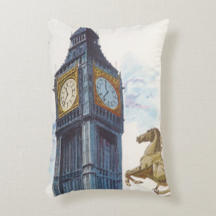 Klokkentoren Big Ben bij het Palace of Westminster Accent Kussen