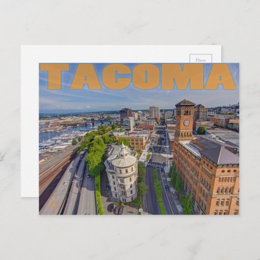 Klokkentoren en een Pacific briefkaart (Voorkant / Achterkant)