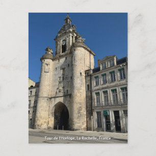 Klokkentoren, La Rochelle, Frankrijk Briefkaart