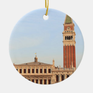 Klokkentoren, Piazza San Marco, Venetië Keramisch Ornament