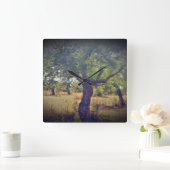 KLOKKUNST EN DESIGN VIERKANTE KLOK (Huis)