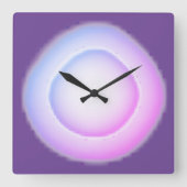 KLOKKUNST EN DESIGN VIERKANTE KLOK (Voorkant)