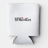 Klokler Canada Script Text Small Maple Leaf Blikjeskoeler (Voorkant)