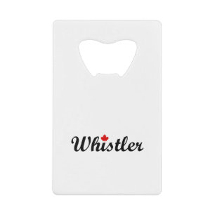 Klokler Canada Script Text Small Maple Leaf Kredietkaart Flessenopener