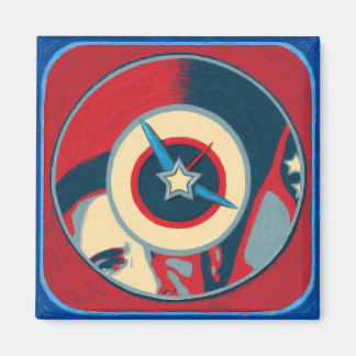 Klokmagneet van Obama Magneet