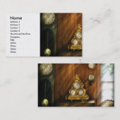 Klokmaker - Klokken Visitekaartje (Voorkant / Achterkant)