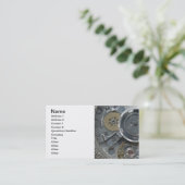 Klokmechanisme Visitekaartje (Staand voorkant)