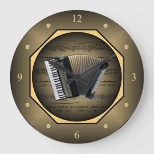 Kloktagon ~ Accordion ~ Blade muziek ~ Toscane ~ Grote Klok