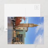 Kloktoren in Belfast Briefkaart (Voorkant / Achterkant)