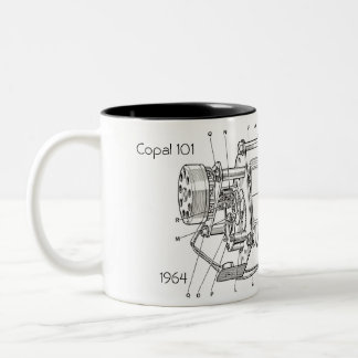 Klokventilatoren Mok koffie draaien - twee toonton