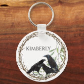 Klokvogels Sleutelhanger (Voorkant)