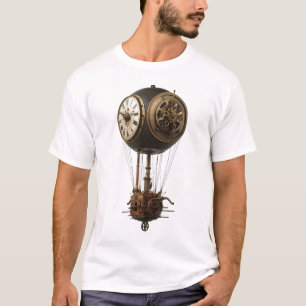"Klokwerk Luchtship" Steampunk Grafische T-shirt –