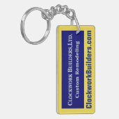 Klokwerkbouwmachines Sleutelhanger (Voorkant Links)