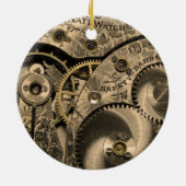 klokwerkversiering keramisch ornament (Achterkant)