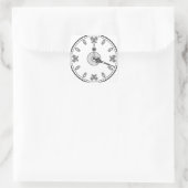 Klokzijde Vierkante Sticker (Tas)