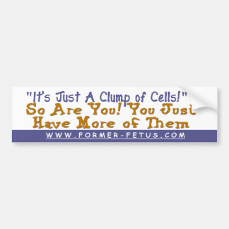 Klomp Cellen bumperstickers
