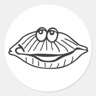klomp ronde sticker